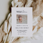 Fotobord 1e verjaardag kaart