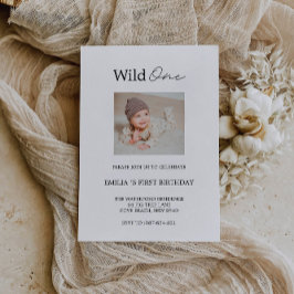 Fotobord 1e verjaardag kaart