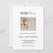 Fotobord 1e verjaardag kaart (Voorkant)