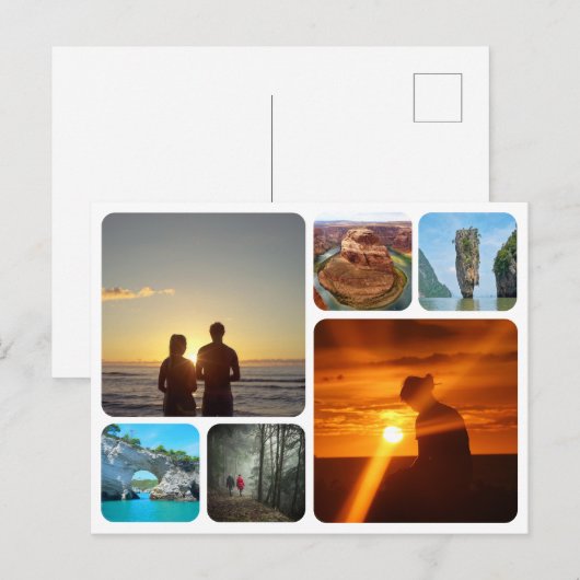 Fotobriefkaart uploaden briefkaart (Voorkant / Achterkant)