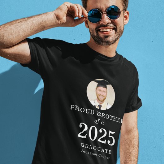 Fotobroeder van 2023 met moderne tekst Afstuderen T-shirt