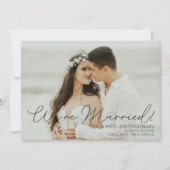 Fotobruiloft Aankondiging en ontvangst Zwarte uitn (Voorkant)