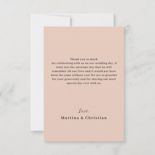 Fotobruiloft Bedankkaart (Achterkant)