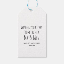 Fotobruiloft Cadeaulabel