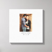 Fotobruiloft gastboek Alternatief Canvas Afdruk (Voorkant)