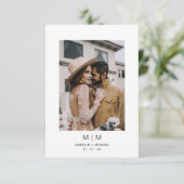 Fotobruiloft Kaart (Staand voorkant)