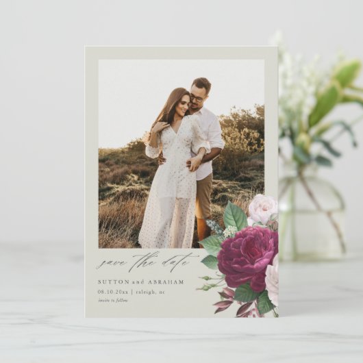  fotobruiloft met foto's, behalve de datum kaart (Staand voorkant)