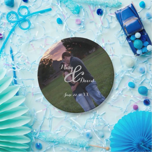 Fotobruiloft Papieren Bordje (Feest)