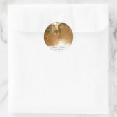 Fotobruiloft Ronde Sticker (Tas)