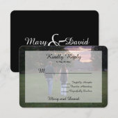 Fotobruiloft RSVP Kaartje (Voorkant / Achterkant)