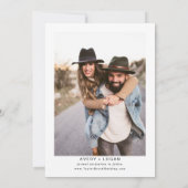 Fotobruiloft Save The Date (Achterkant)