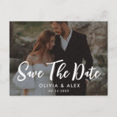 Fotobruiloft Save the Date Aankondigen Briefkaart (Voorkant)
