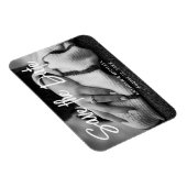 Fotobruiloft sparen de datum Minimale stijlvolle m Magneet (Rechterzijde)