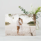 Fotobruiloft Trouwkaart Aankondiging (Staand voorkant)