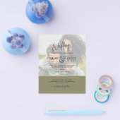 FOTOBRUILOFT UITNODIGING Budget Overlay Tekst Leah Flyer (Enkel)