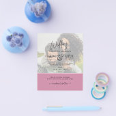 FOTOBRUILOFT UITNODIGING Budget Overlay Tekst Leah Flyer (Enkel)