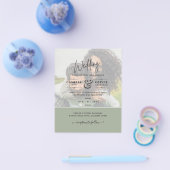 FOTOBRUILOFT UITNODIGING Budget Overlay Tekst Leah Flyer (Enkel)