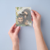 FOTOBRUILOFT UITNODIGING GroeneTinten Goud LeahG Flyer (Hand)