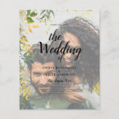 FOTOBRUILOFT UITNODIGING GroeneTinten Goud LeahG Flyer (Voorkant)