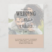 FOTOBRUILOFT UITNODIGING Overlay tekst LeahG BUDGE Flyer (Voorkant)