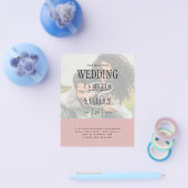 FOTOBRUILOFT UITNODIGING Overlay tekst LeahG BUDGE Flyer (Enkel)