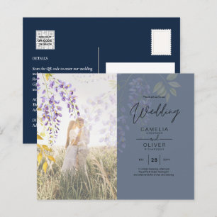FOTOBRUILOFT UITNODIGING Wisteria Bloemen BUDGET