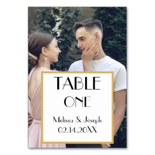 Fotobruiloft van Elegant Couple Kaart