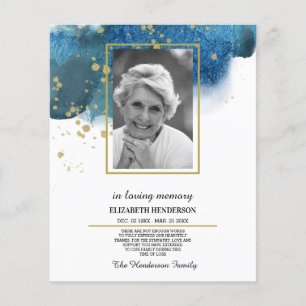 FOTOBudget Betuiging van medeleven Ter nagedachten Flyer