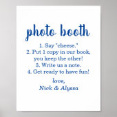 fotocabine bord poster (Voorkant)