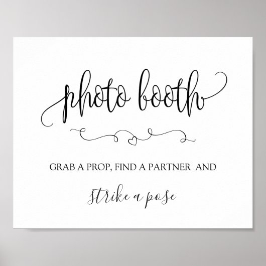 Fotocabine Bord Poster (Voorkant)