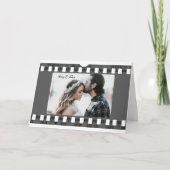 Fotocabine filmstrook gepersonaliseerde fotosjablo kaart (Voorkant)