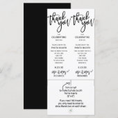 Fotocabine Frame Inserts | Brush Script (Zwart) (Voorkant / Achterkant)