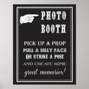 Fotocabine - Vintage - Sign - Wedding - Party Poster