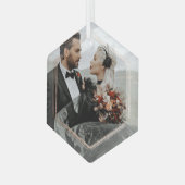 Fotocadeau - Aangepast, speciaal glas voor sierdoe Ornament (Voorkant links)