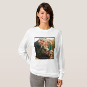 Fotocadeau | Moderne persoonlijke familiefoto T-shirt (Voorkant volledig)