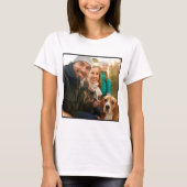 Fotocadeau | Moderne persoonlijke familiefoto T-shirt (Voorkant)