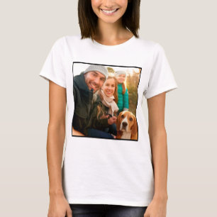Fotocadeau   Moderne persoonlijke familiefoto T-shirt