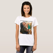 Fotocadeau | Moderne persoonlijke familiefoto T-shirt (Voorkant volledig)