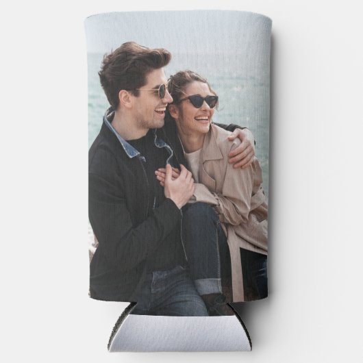 Fotocadeau Slim Grappige foto Cadeaus Beer Knuffel Seltzer Blikjeskoeler (Voorkant)