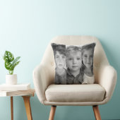 Fotocadeau van kleinkinderen of kinderen kussen (Stoel)
