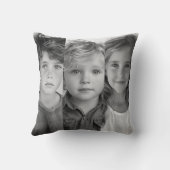 Fotocadeau van kleinkinderen of kinderen kussen (Achterkant)