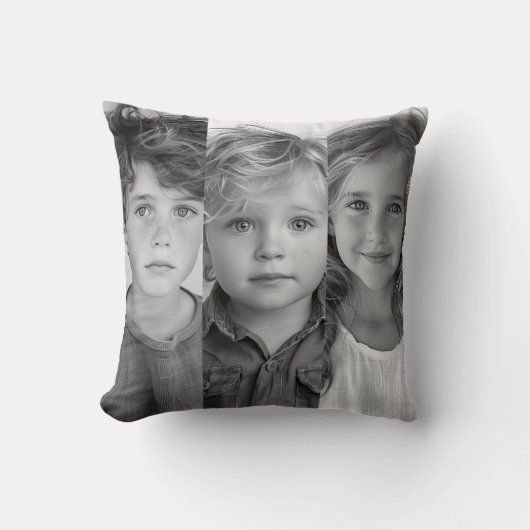 Fotocadeau van kleinkinderen of kinderen kussen (Voorkant)