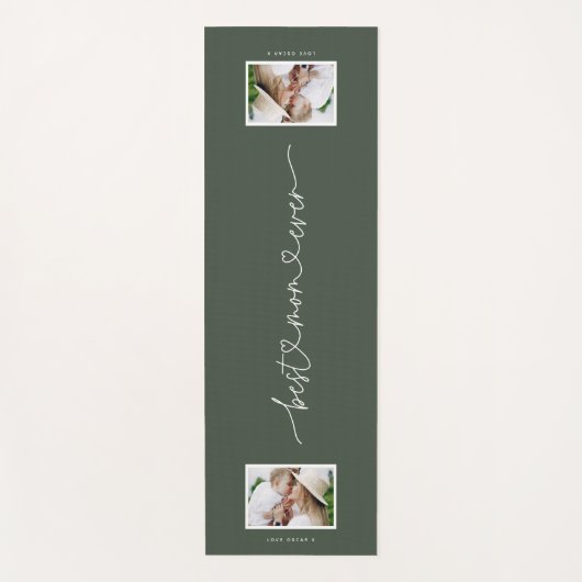 Fotocadeau voor leuke moderne scripts yogamat (Voorkant)