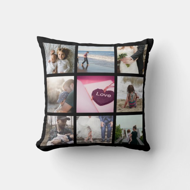 Fotocadeau voor monogrammen kussen (Voorkant)