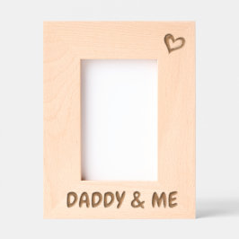 Fotocadeau voor papa, papa en mij Afbeelding Lijst Gegraveerde Lijstjes
