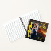 FOTOCADEAU voor pasgehuwden ONZE LIEFDESVERHAAL Ma Notitieboek (Binnen)