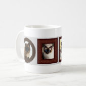 Fotocadeau voor Siamese katten lijst Koffiemok (Voorkant links)