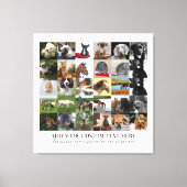 FOTOCADEAUS MOEDER VADER OMA OPA HUISDIEREN VRIEND CANVAS AFDRUK (Voorkant)