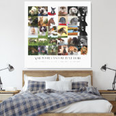 FOTOCADEAUS MOEDER VADER OMA OPA HUISDIEREN VRIEND CANVAS AFDRUK (Insitu (Slaapkamer))