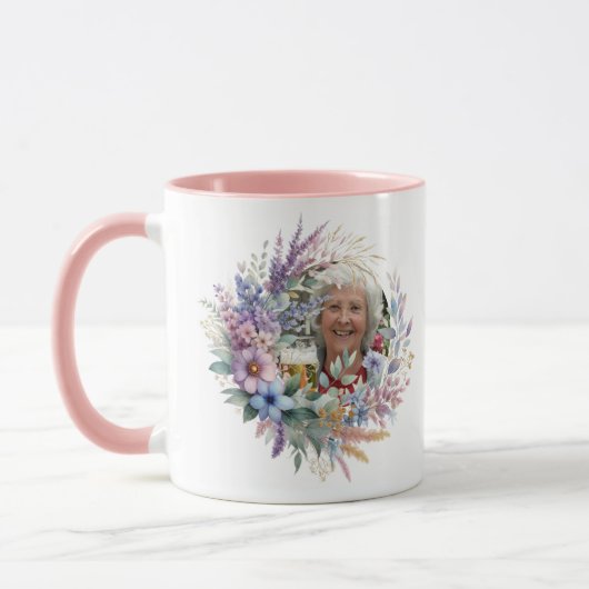 FOTOCADEAUS Moederdag Verjaardag Bloemstuk Beste M Mok (Links)